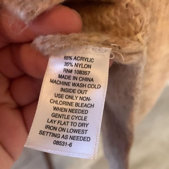 [a.n.a] Brown/Cream Knit Sweater - Size Small NWT - Picture 5 of 6